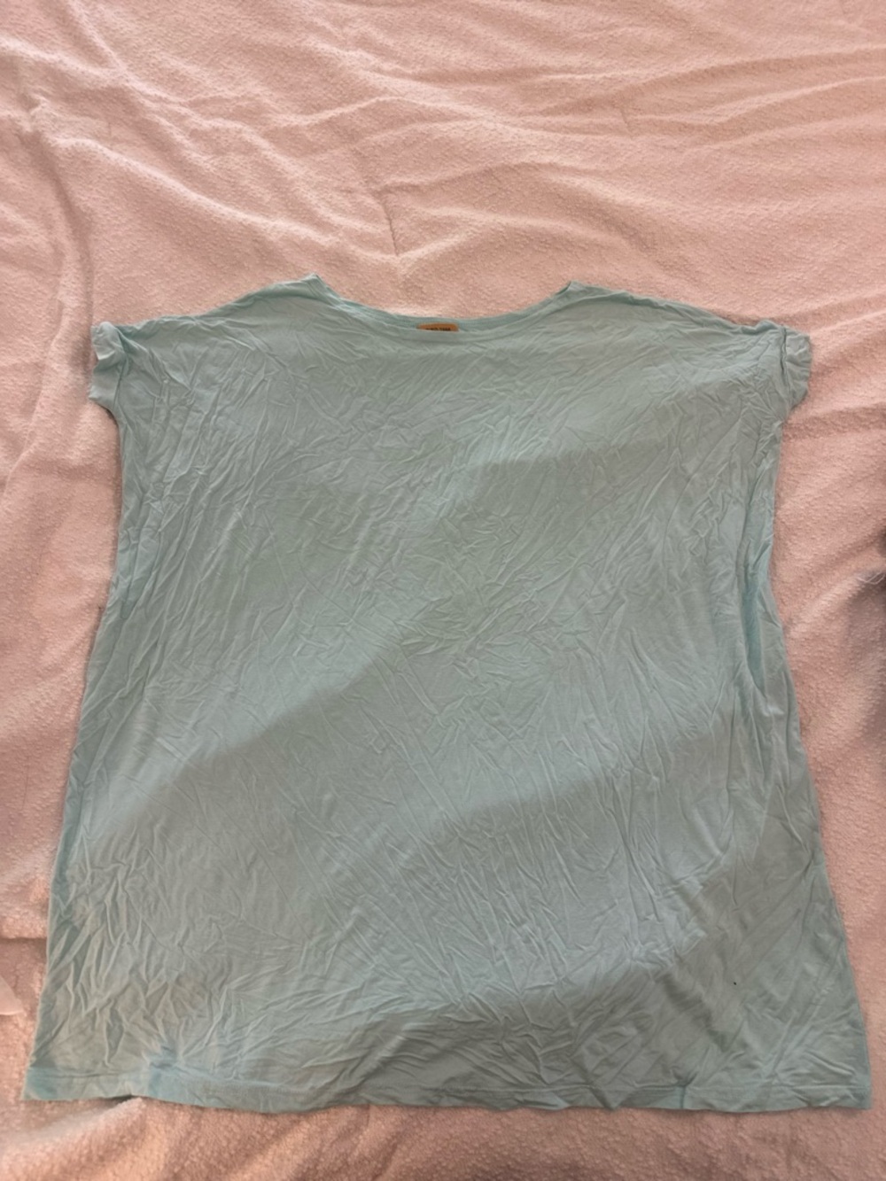 Piko 1988 Light Aqua Short Sleeve Oversized Dress